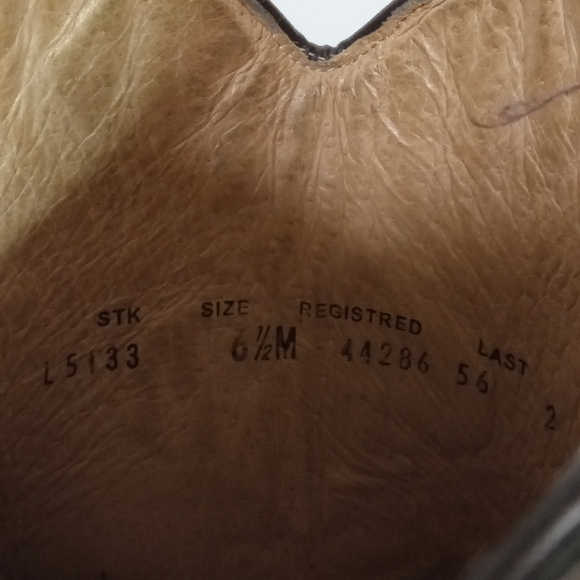 Circle G Cowgirl Boots Brown Distress Suede Leather Floral Embroidery Size 6.5M - Picture 2 of 7